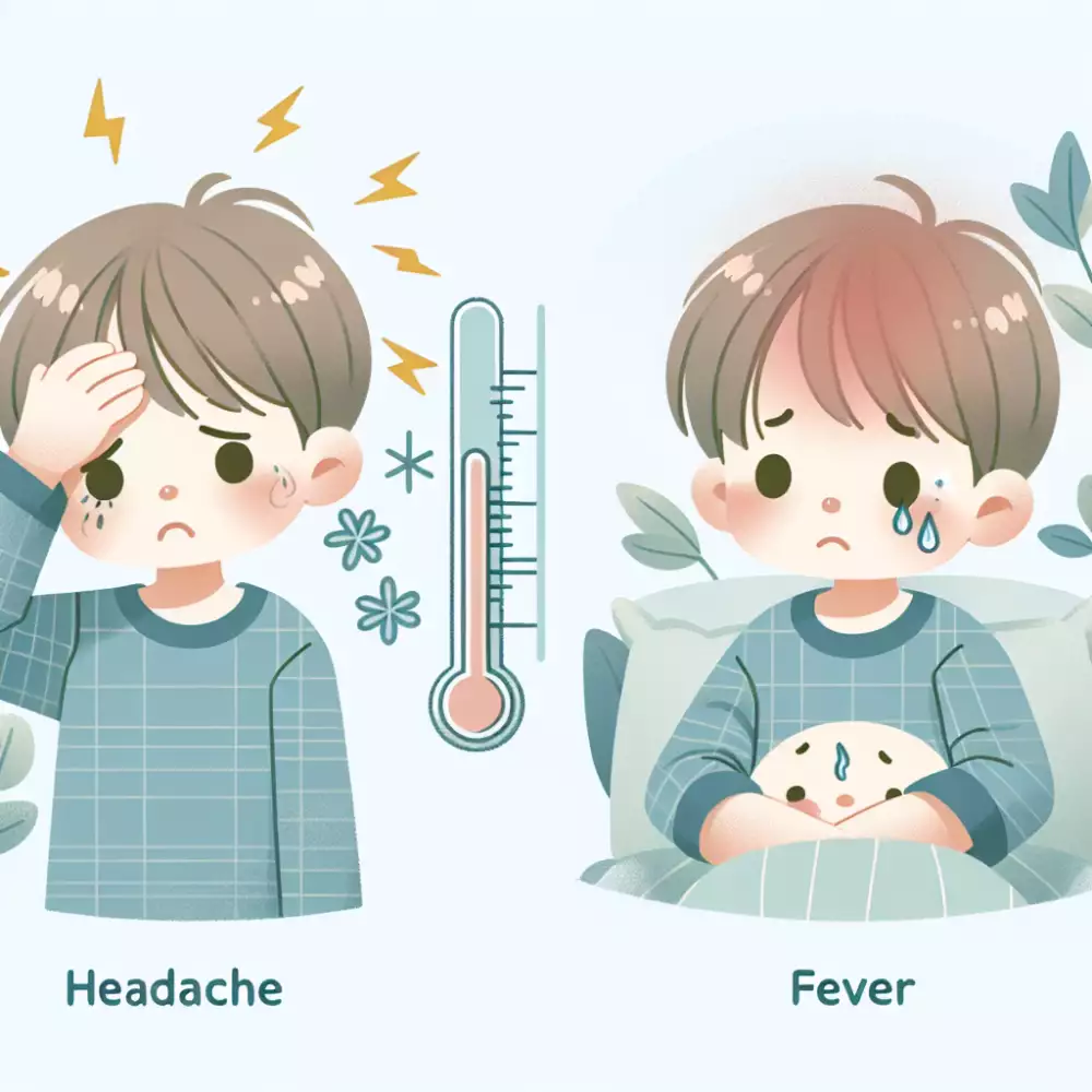 bolest hlavy a horečka u dětí